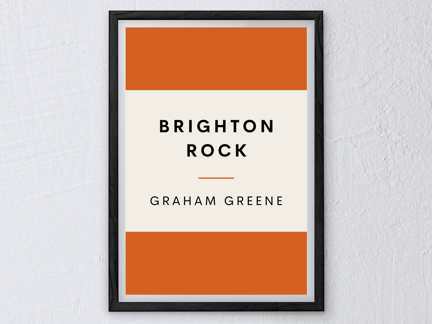 Brighton Rock Retro Inspired Literary Print