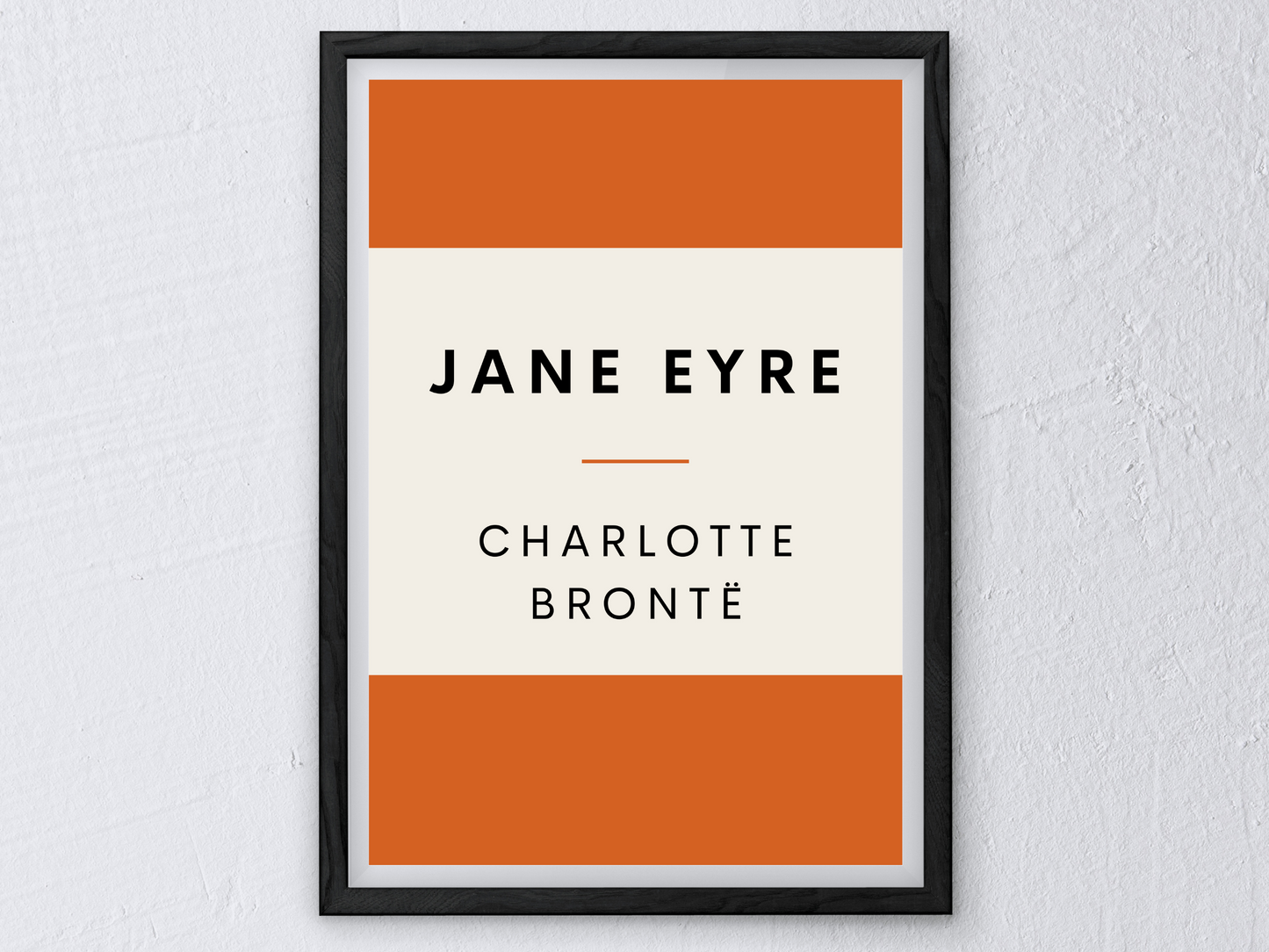 Jane Eyre Retro Inspired Literary Print