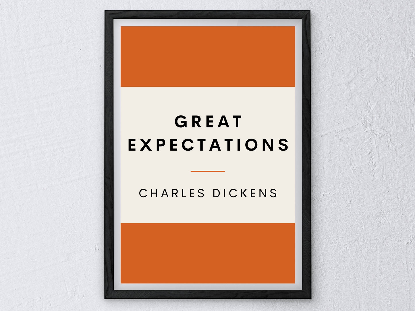 Great Expectations Retro Inspired Literary Print