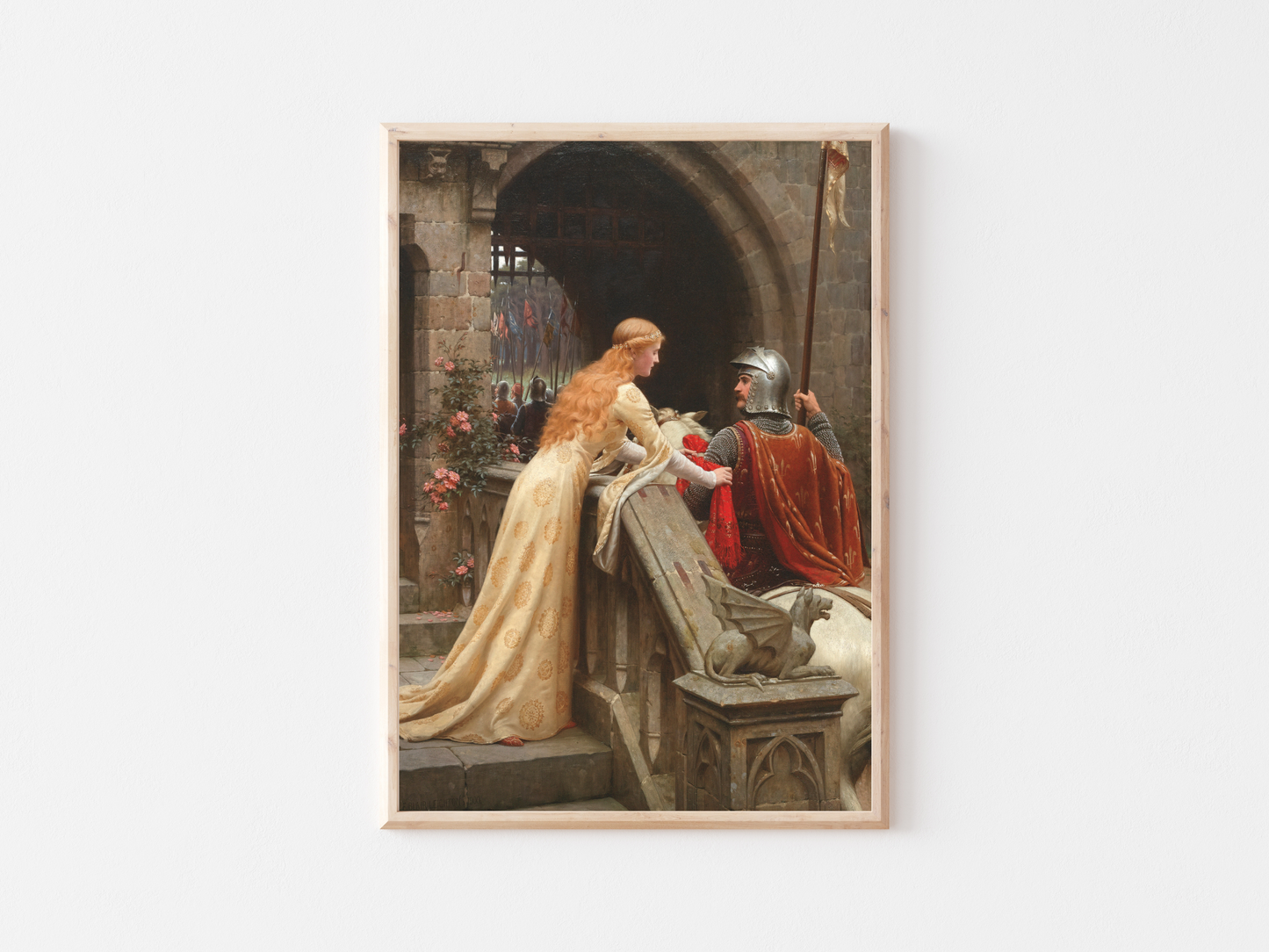 Set of 3 Edmund Leighton Reproduction Prints