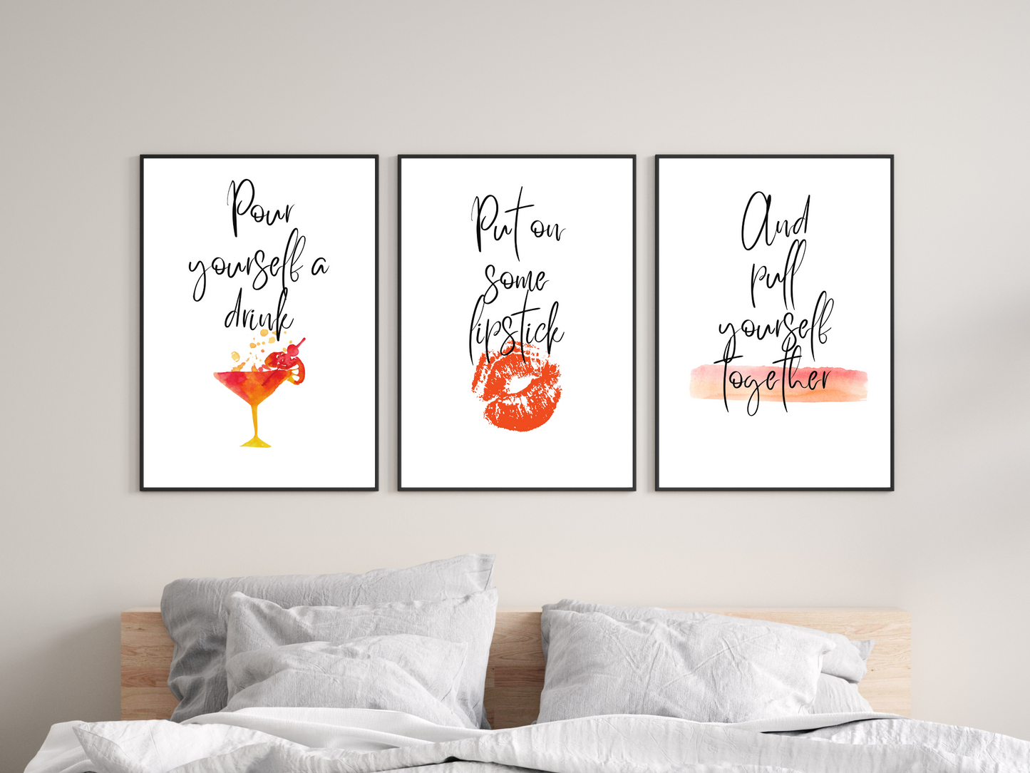 Elizabeth Taylor Quote Set of 3 Prints