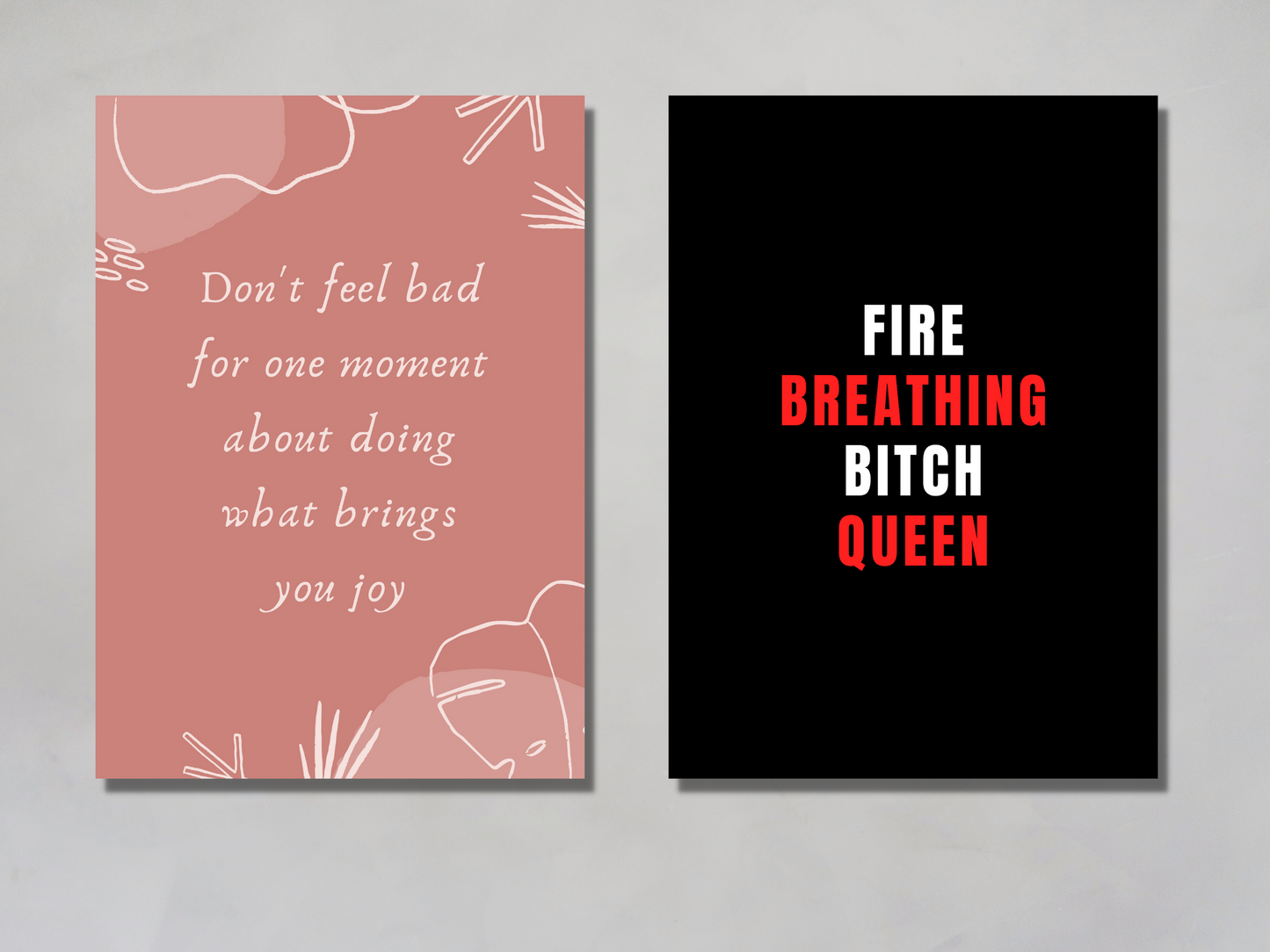 Sarah J Maas Quote Postcard Set