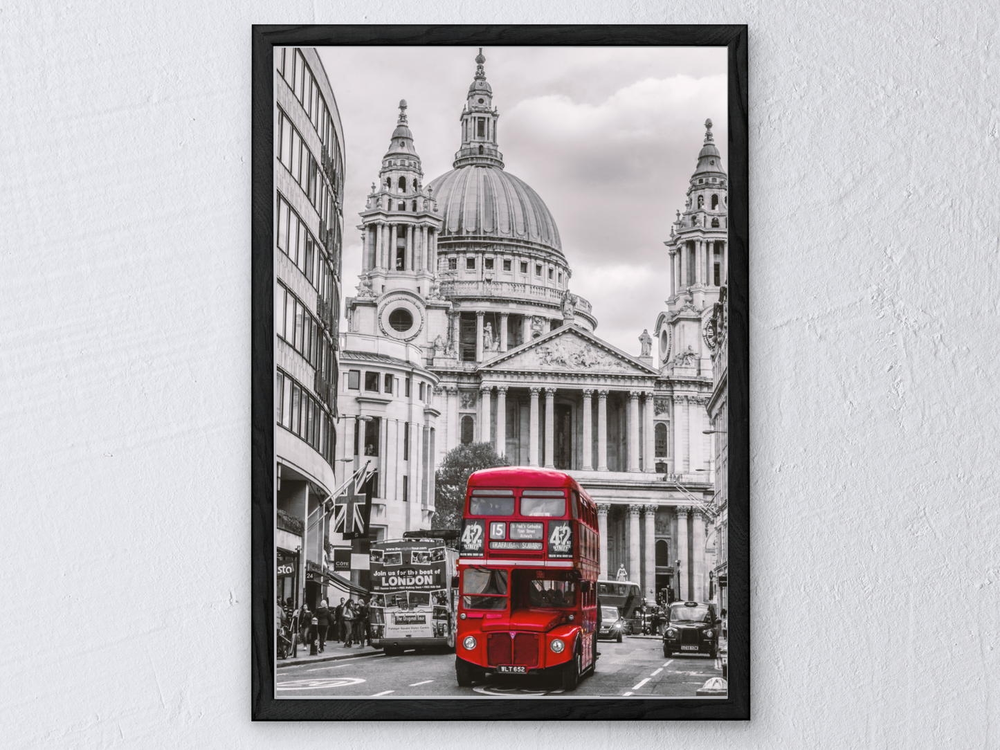 Red London Bus Print