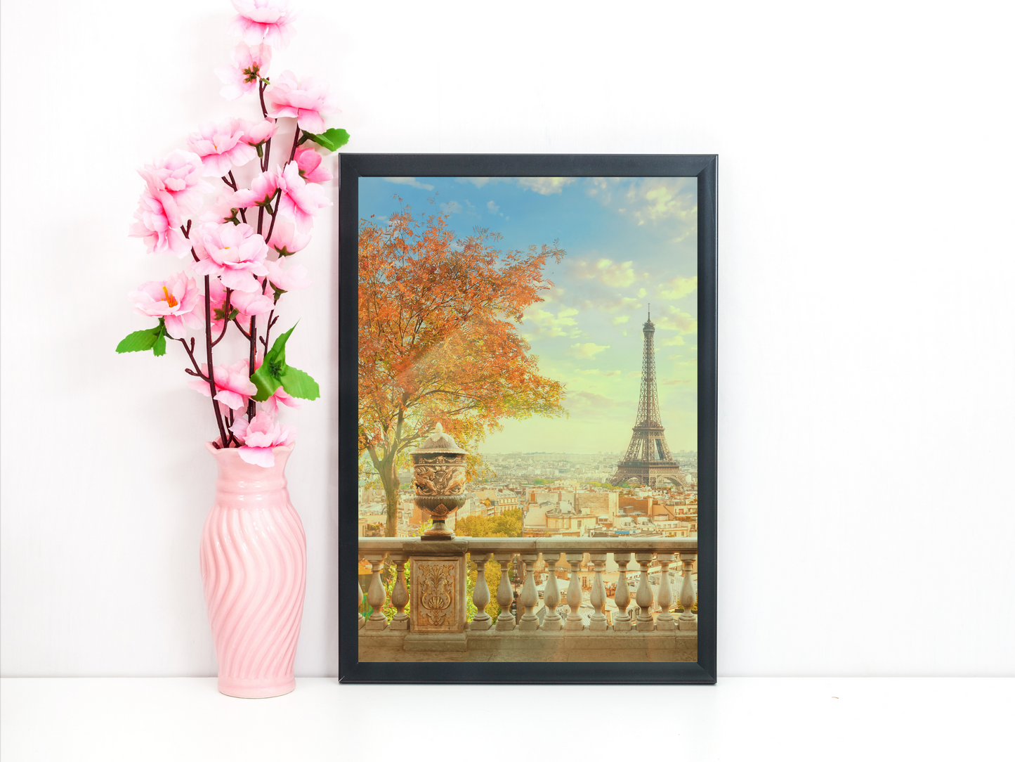 Autumnal Paris Balcony Print