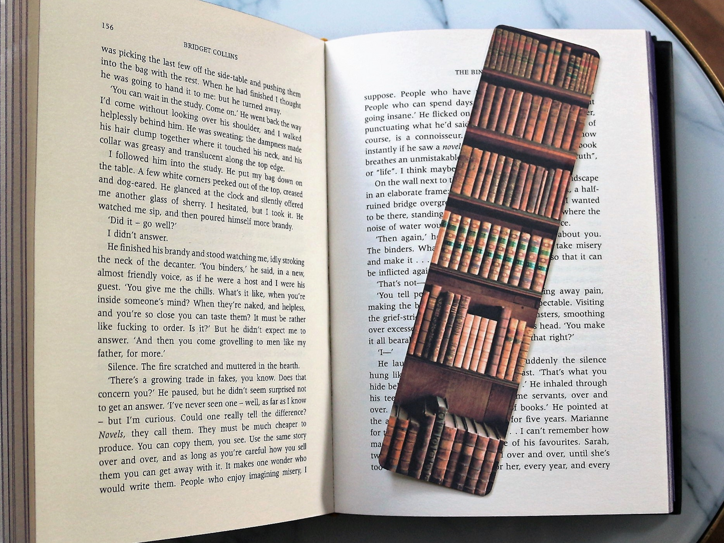 Bookcase Reading Log Bookmark