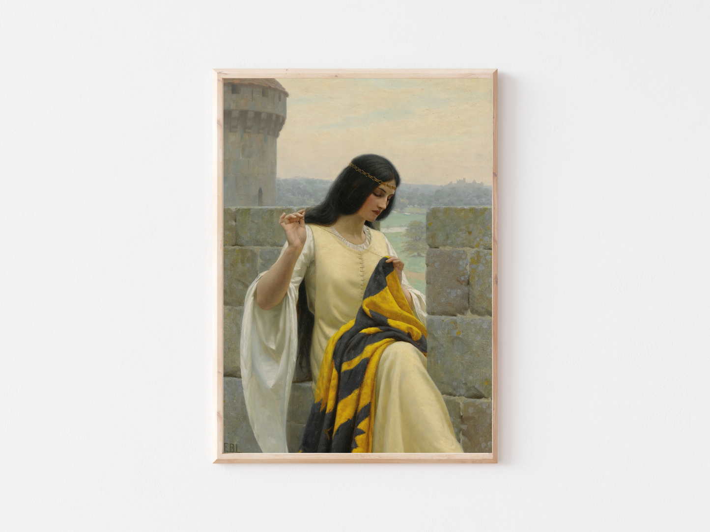 Set of 3 Edmund Leighton Reproduction Prints