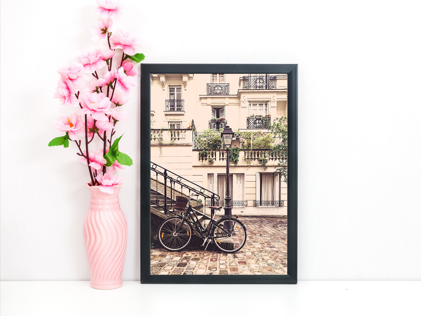 Montmartre Paris Bicycle Print