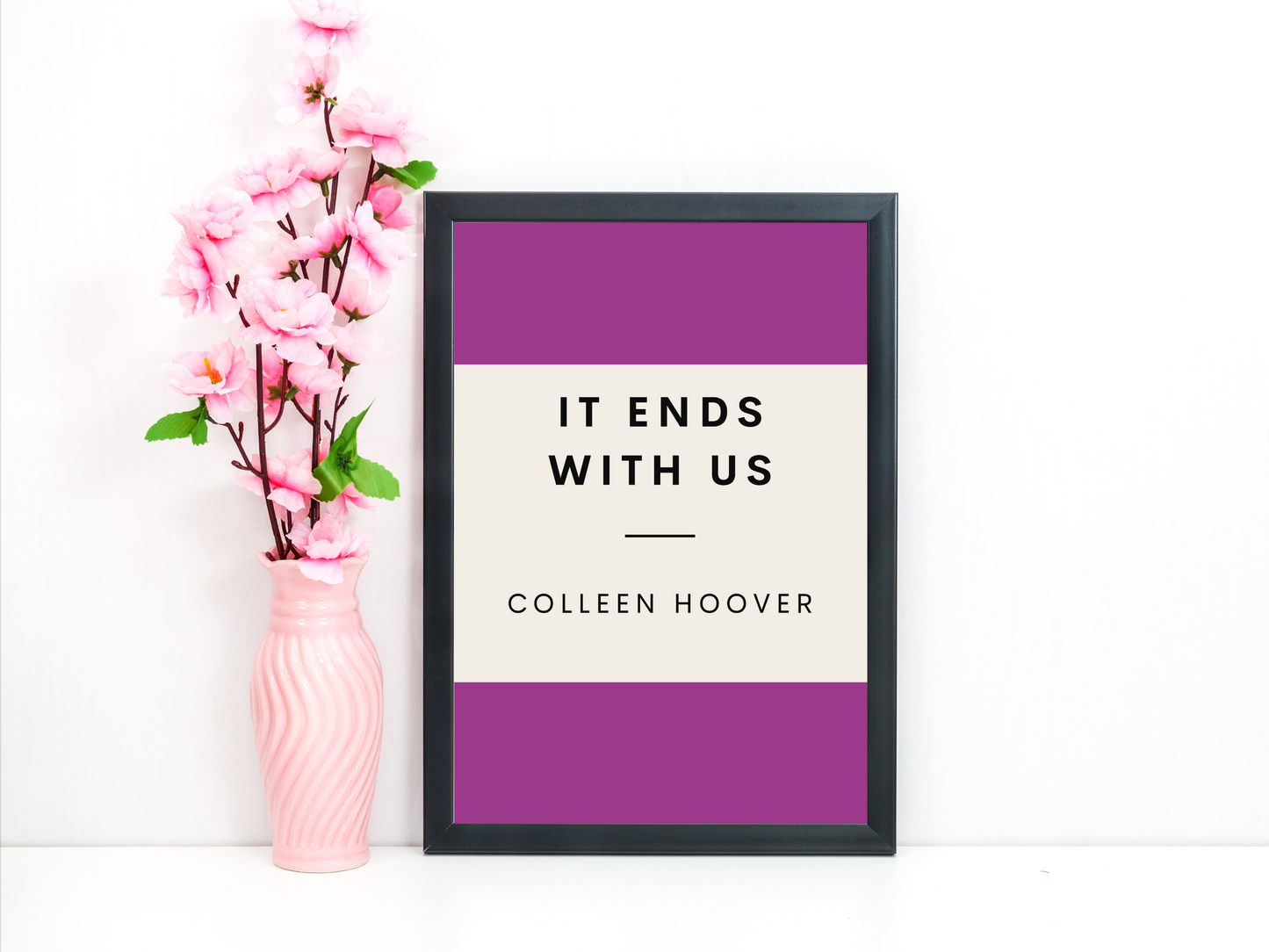 It Ends With Us Retro Inspired Literary Print