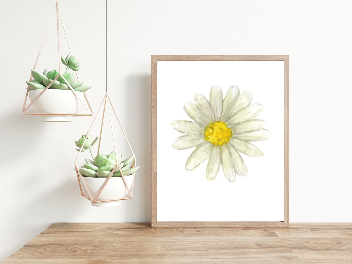 No. 2 Summer Flowers Minimalist Print