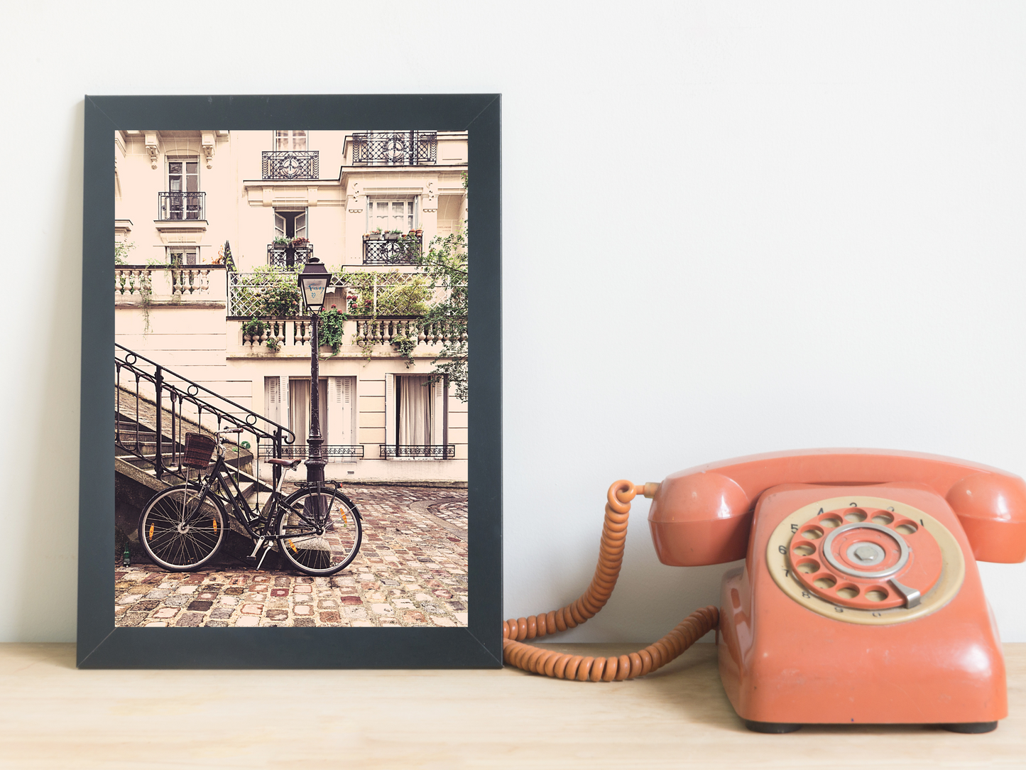 Montmartre Paris Bicycle Print