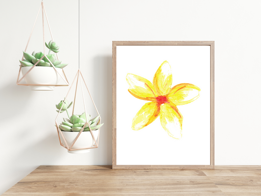 No. 3 Summer Flowers Minimalist Print