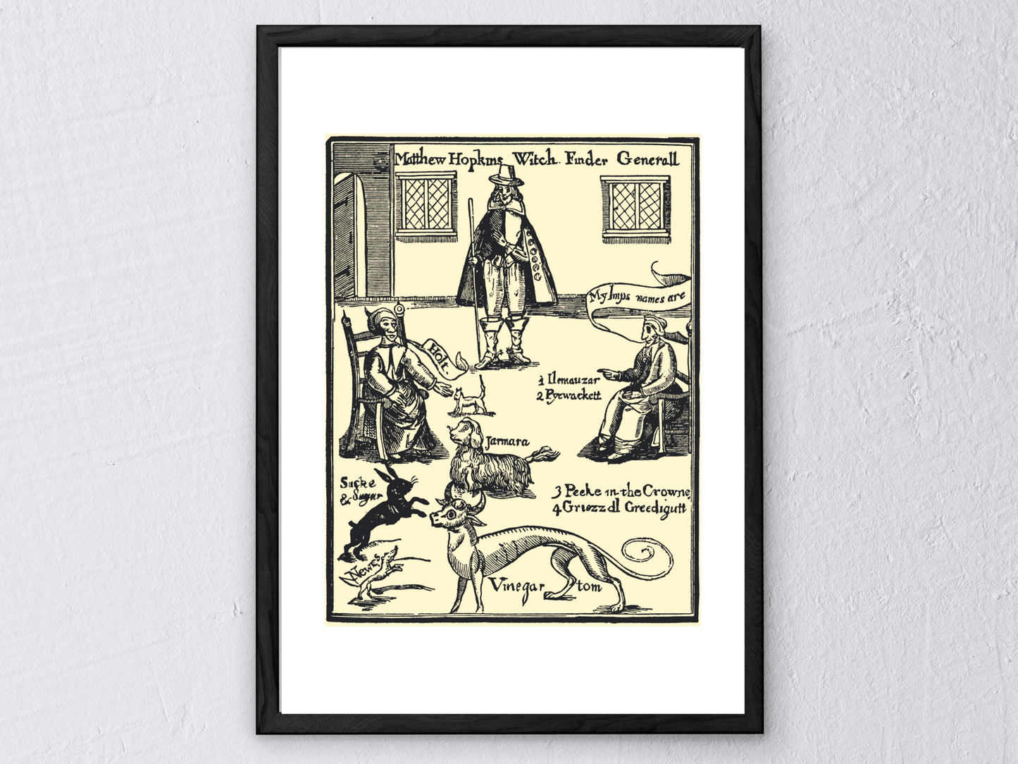 Witchcraft Pamphlet Reproduction Prints