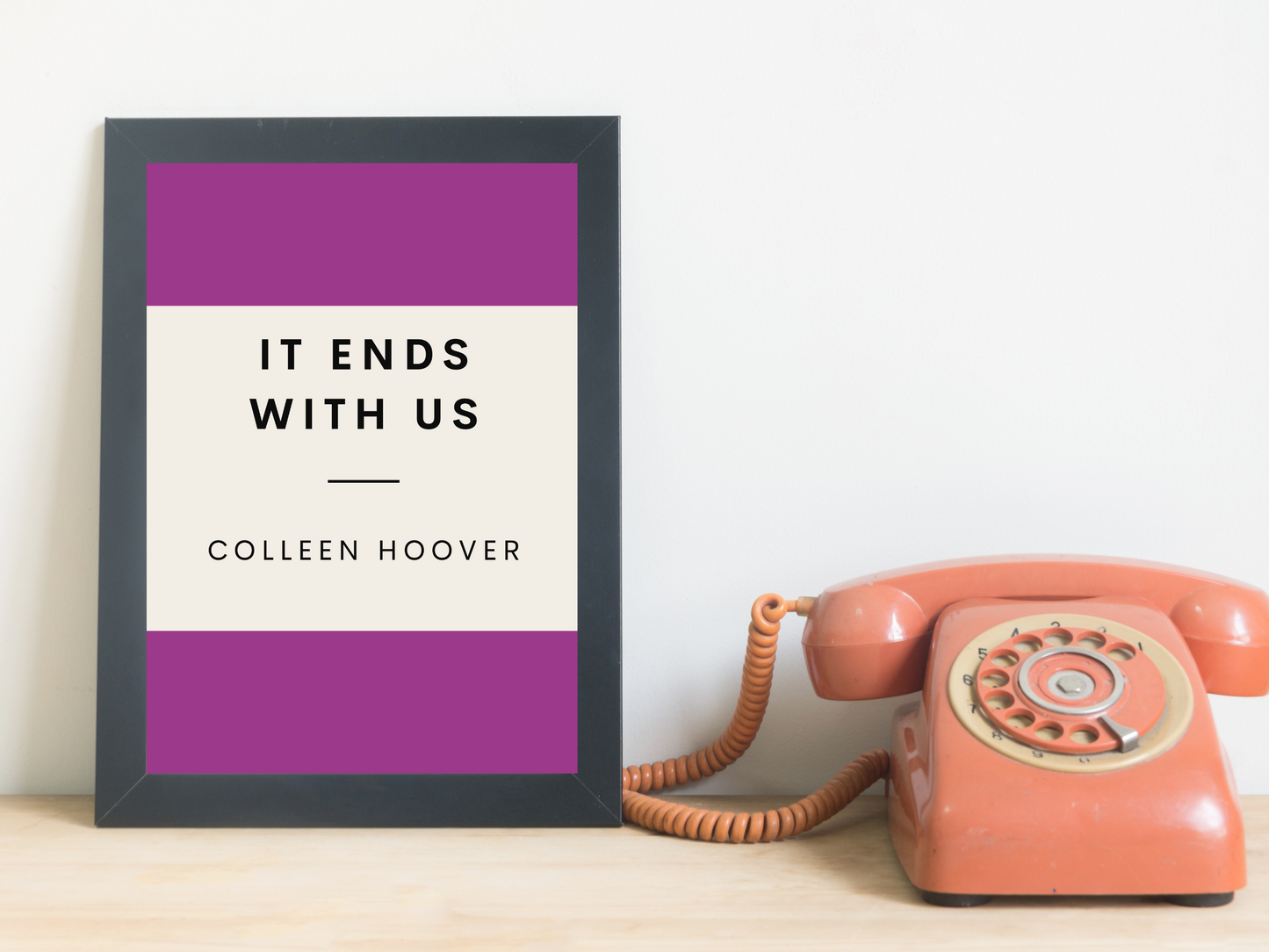 It Ends With Us Retro Inspired Literary Print