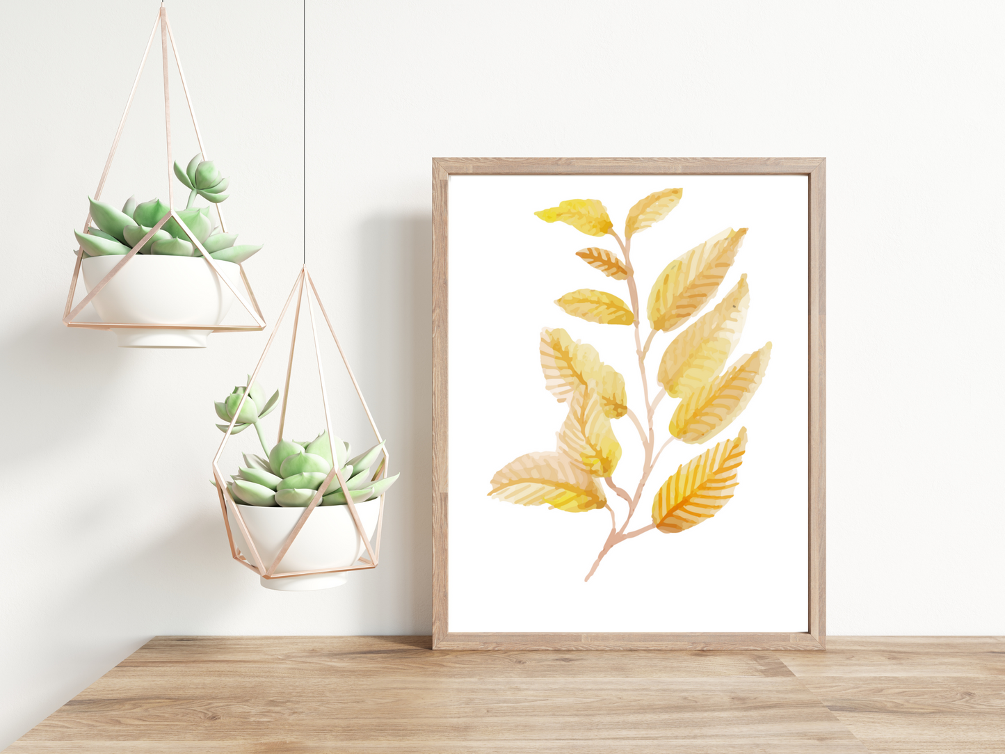 No. 5 Autumn Flowers Minimalist Print