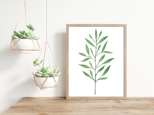 No. 5 Summer Flowers Minimalist Print