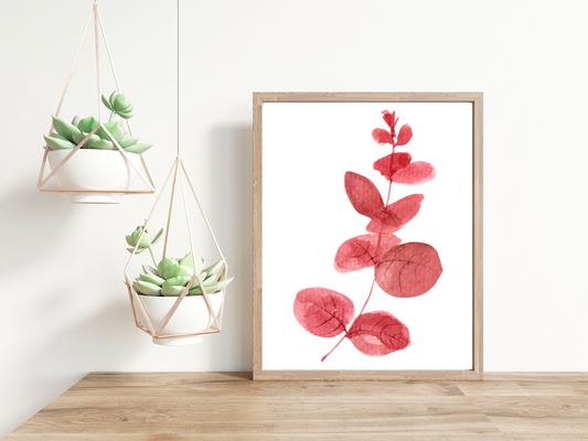 No. 7 Autumn Flowers Minimalist Print