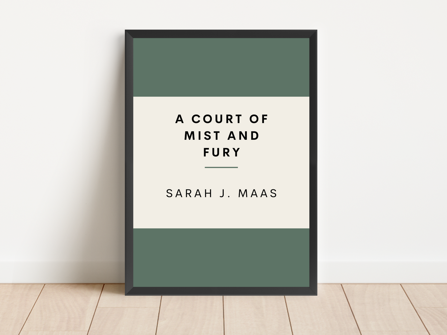 A Court of Thorns and Roses Sarah J Maas Retro Inspired Literary Print