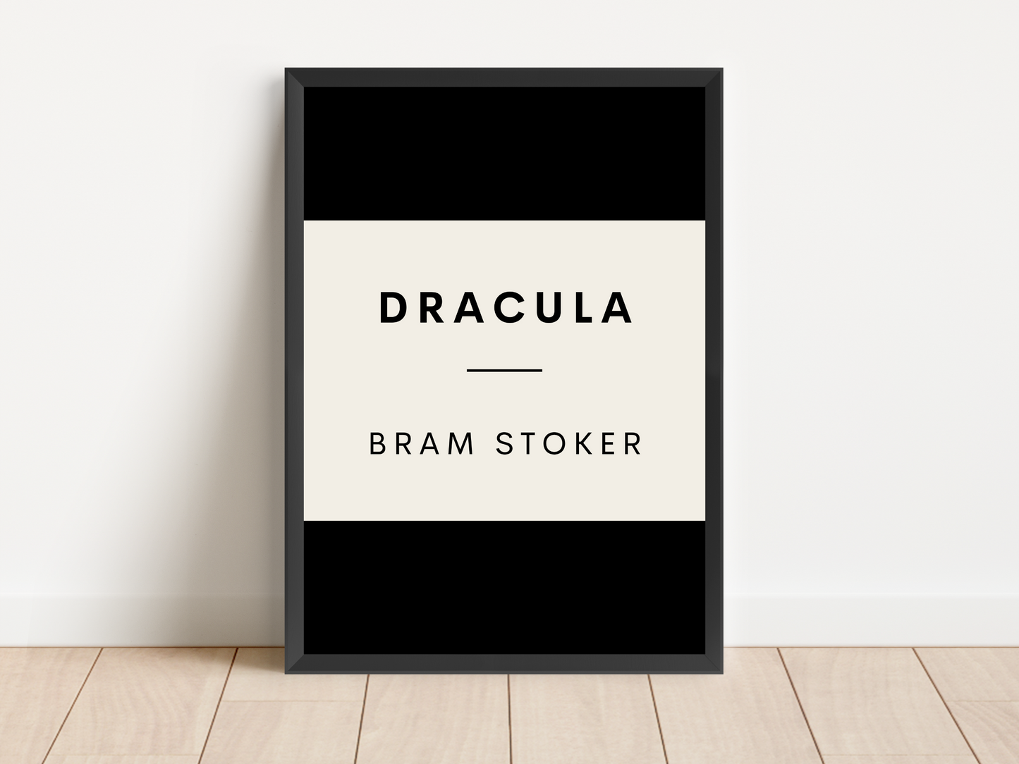 Dracula Retro Inspired Literary Print