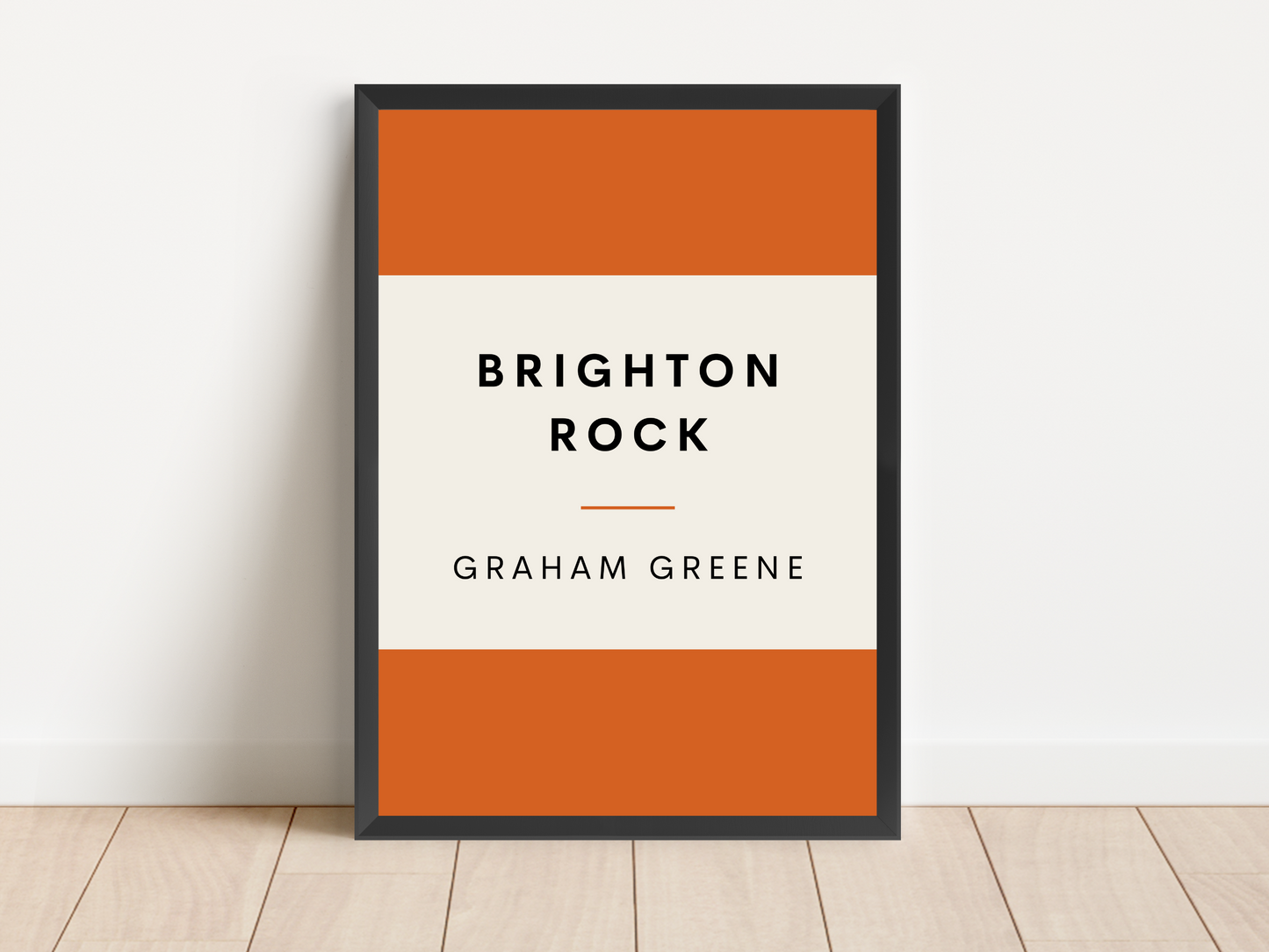 Brighton Rock Retro Inspired Literary Print