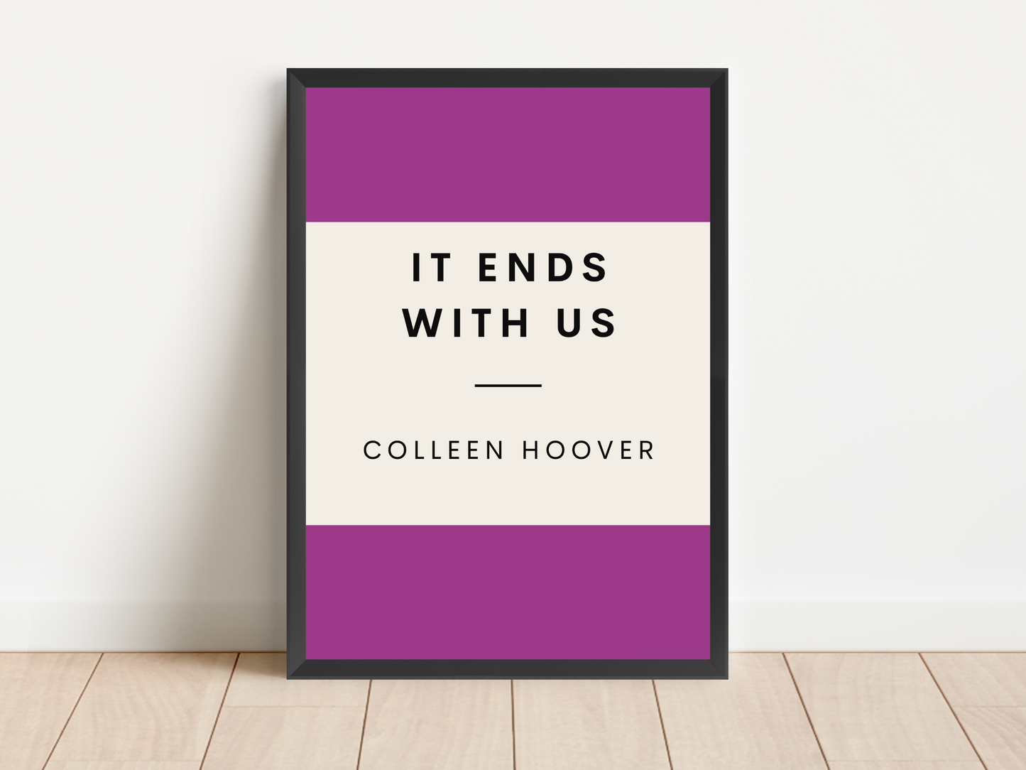 It Ends With Us Retro Inspired Literary Print