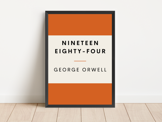 Nineteen Eighty Four Retro Inspired Literary Print