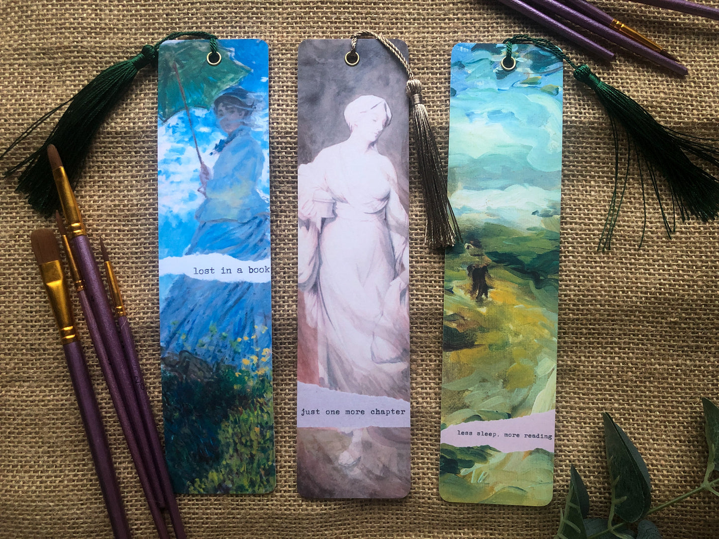 Art Aesthetic Set of 3 Bookmark Collection