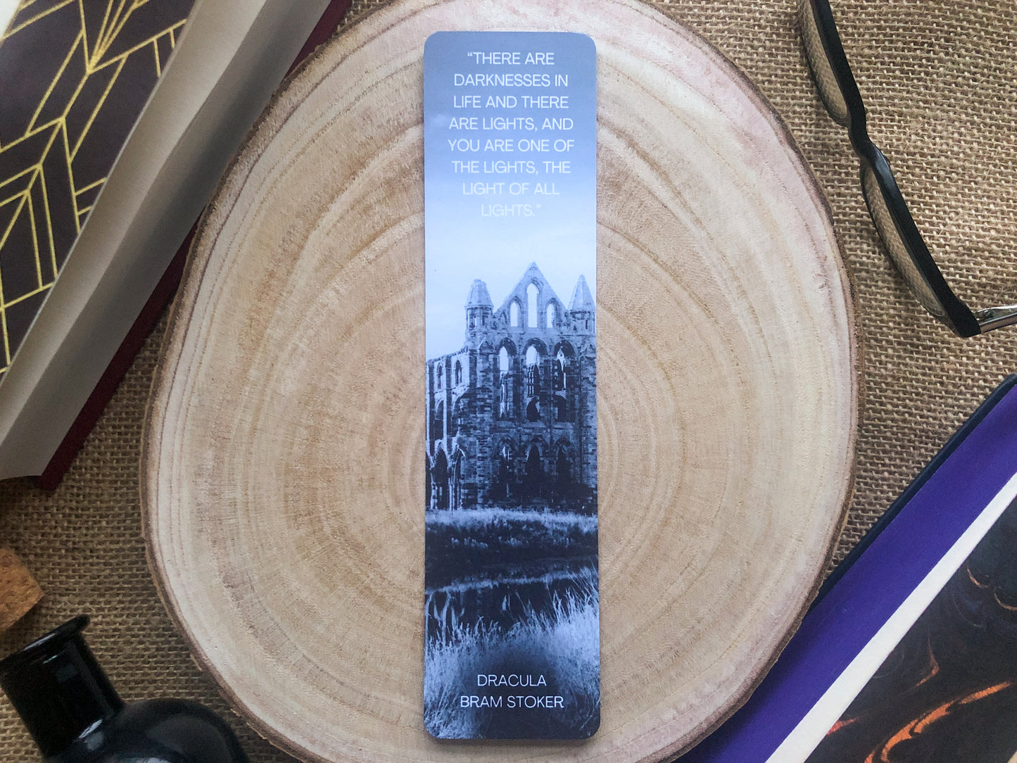 Whitby Abbey Dracula Inspired Bookmark