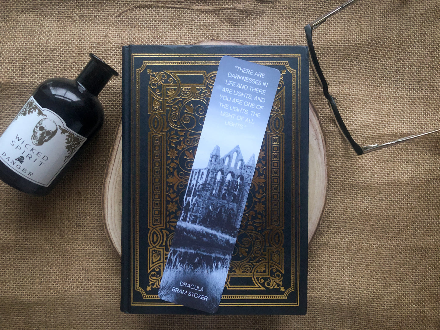 Whitby Abbey Dracula Inspired Bookmark