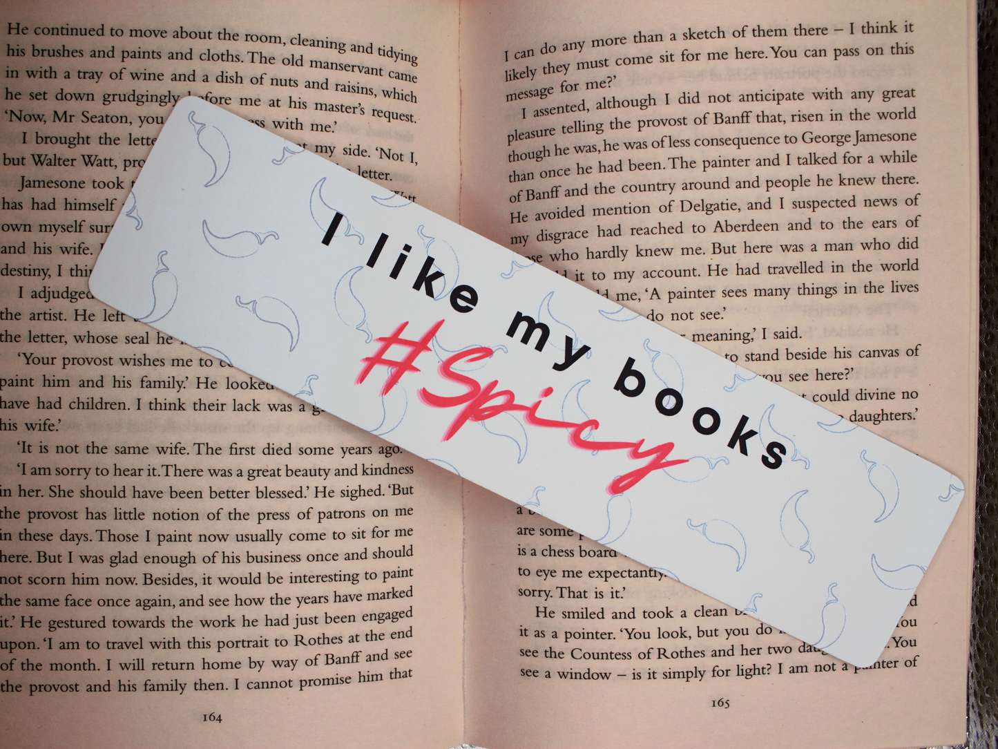 I Like My Books #Spicy Bookmark